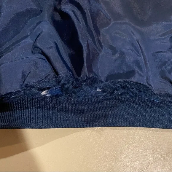 Denver Broncos Jacket Men’s Large Blue Vneck Pullover Spellout Stitched Logo - Picture 10 of 10